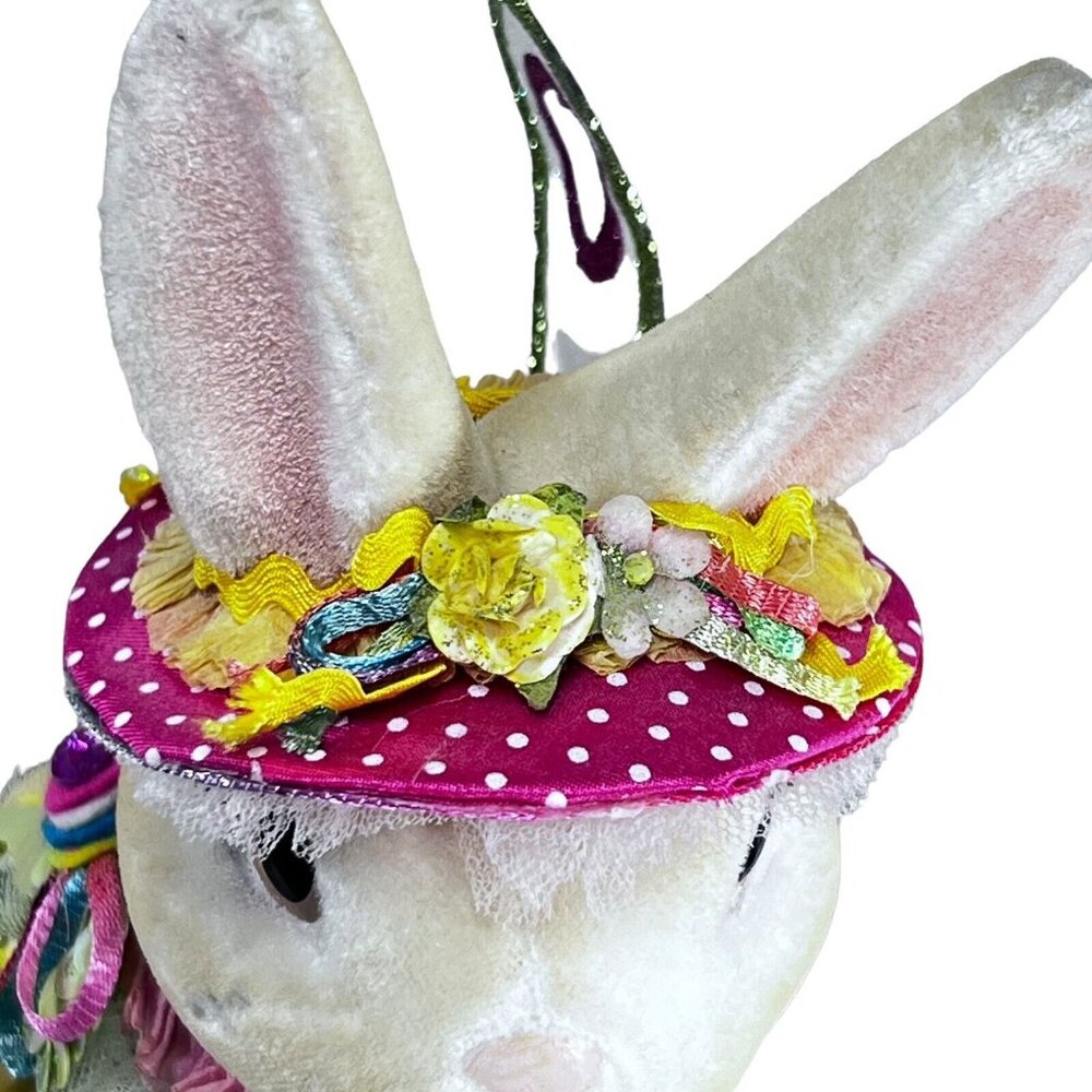 Katherines Collection Wayne Kleski Fairy Bunny Rabbit Flocked Eyelashes Signed - Picture 9 of 16